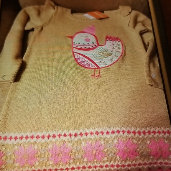 GYMBOREE WINTER STAR HEN SWEATER DRESS - Picture 1 of 8